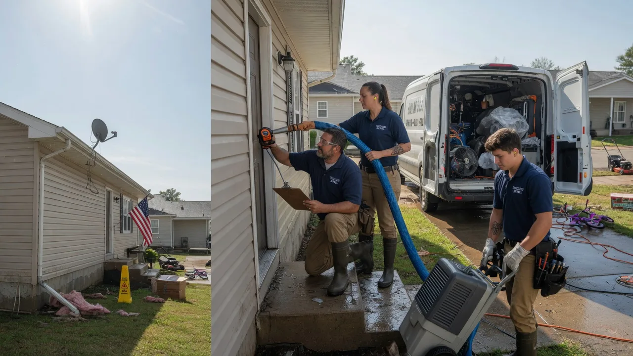Ceiling Water Damage Restoration in Albertville, AL near me